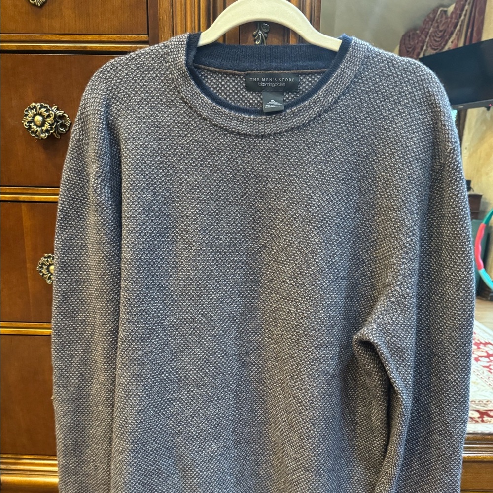 The Men's Store Brown Wool Cashmere Sweater